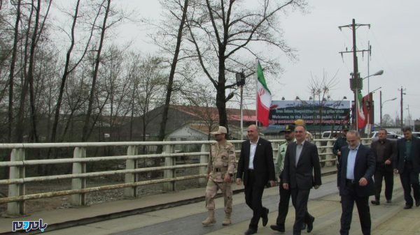 حضور یک هیات عالی رتبه کشور جمهوری آذربایجان در شهرستان آستارا 2 - ارزیابی مثبت وزیر اقتصاد جمهوری آذربایجان از روند اجرای پروژه راه آهن آستارا-آستارا + تصاویر - آستارا