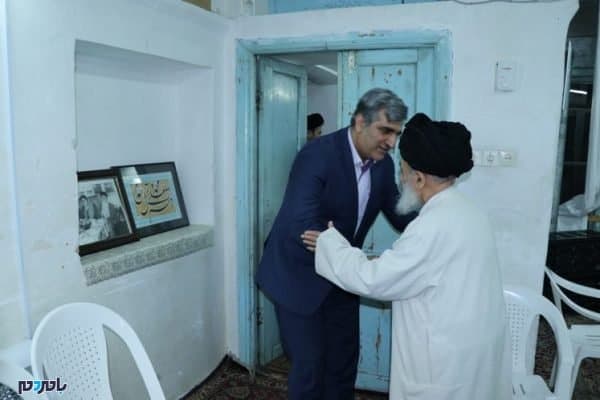 دیدار سالاری و آیت الله رودباری 2 747x498 - دیدار نوروزی استاندار گیلان با آیت الله قربانی و آیت الله رودباری - آیت الله رودباری
