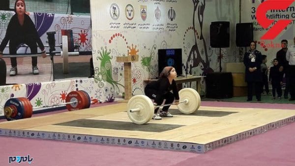 وزنه برداری عالی دختر 8 ساله - وزنه برداری عالی دختر 8 ساله اردبیلی در برابر جمعیت + فیلم و عکس - دختر