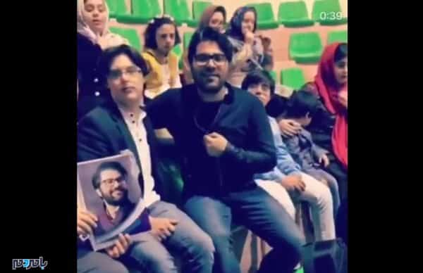 حامد همايون لاهيجان - حضور حامد همايون بين فرشتگان سندروم داون لاهيجان + فیلم - حامد همايون