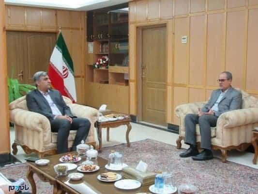 دیدار فرماندار رودسر با استاندار گیلان 1 - حضور دو میلیون و ۵۵۱ هزار نفری مسافران در ایام نوروز در رودسر | رضایت مردم از بازگشایی ایستگاه بازرسی چابکسر - استاندار گیلان