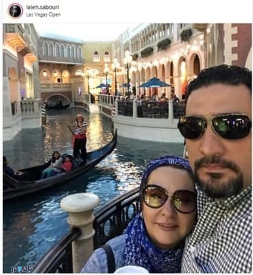 لاله صبوری در لاس وگاس - عکس لاکچری خانم بازیگر و همسرش در لاس وگاس - 'hs
