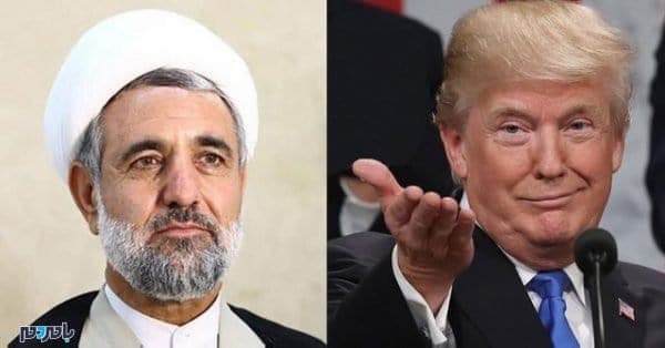 57705167 - پاس گلی که دلواپس ایرانی به ترامپ داد - ترامپ