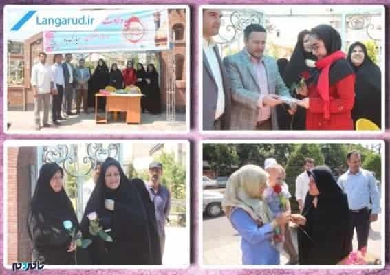 photo 2018 07 18 08 44 01 - اهدا شاخه گل، شیرینی و کتاب به دختران لنگرودی به مناسبت روز دختر - دختر