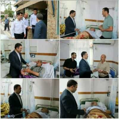 بازدید فرماندار لاهیجان از بیمارستان 22 آبان 13 - بازدید سرزده سرپرست فرمانداری لاهیجان از بیمارستان ۲۲ آبان + تصاویر - امیر جانبازی
