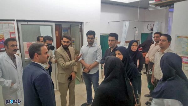 بازدید فرماندار لاهیجان از بیمارستان 22 آبان 5 - بازدید سرزده سرپرست فرمانداری لاهیجان از بیمارستان ۲۲ آبان + تصاویر - امیر جانبازی