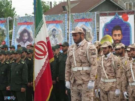 صبحگاه مشترک نیروهای نظامی و انتظامی شهرستان‌های شرق گیلان در لنگرود 1 - صبحگاه مشترک نیروهای نظامی و انتظامی شهرستان‌های شرق گیلان در لنگرود برگزار شد / تصاویر - با مردم