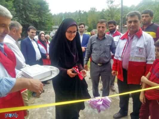 افتتاح خانه هلال دهستان سطلسر 1 - افتتاح خانه هلال روستای سطلسر لاهیجان+ تصاویر - slhki psdkd