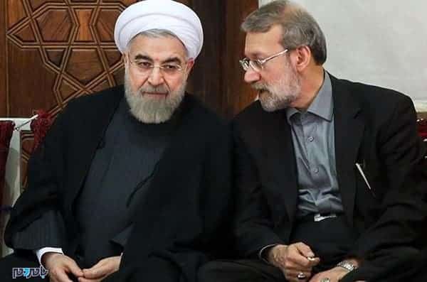 روحانی و لاریجانی - درخواست روحانی از لاریجانی برای توقف استیضاح شریعتمداری -