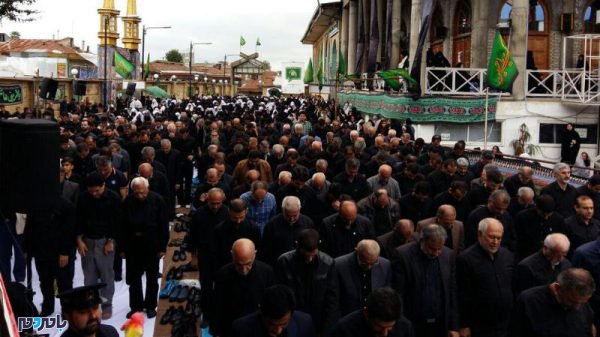 نماز ظهر عاشورا - نماز باشکوه ظهر عاشورا در گیلان اقامه شد - ظهر عاشورا