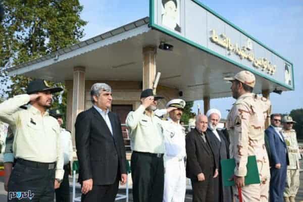 استاندار گیلان در صبحگاه مشترک یگان ها انتظامی 5 - مشارکت جویی نیروی انتظامی با مردم الگویی برای دیگر دستگاه های اجرایی باشد -