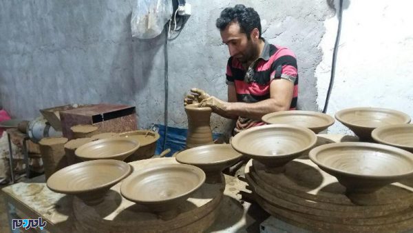 سفالگری - صنعت سفالگری در آستانه اشرفیه احیاء شد - آستانه اشرفیه