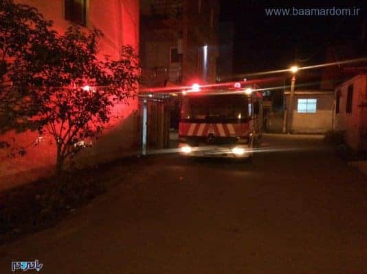 آتش‌سوزی در ساختمان چهار طبقه مسکونی در لاهیجان 2 - آتش‌سوزی در ساختمان چهار طبقه مسکونی در لاهیجان + تصاویر - آتش‌سوزی