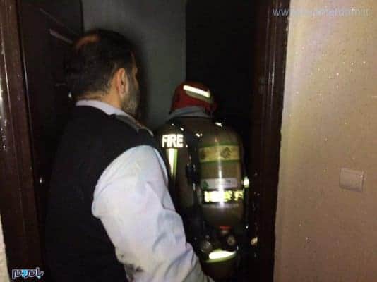 آتش‌سوزی در ساختمان چهار طبقه مسکونی در لاهیجان 4 - آتش‌سوزی در ساختمان چهار طبقه مسکونی در لاهیجان + تصاویر - آتش‌سوزی