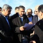 بازدید وزیر راه و شهرسازی و استاندار گیلان از خط ریلی آستارا آستارا 2 - بازدید وزیر راه و شهرسازی و استاندار گیلان از خط ریلی آستارا-آستارا + تصاویر - استاندار گیلان