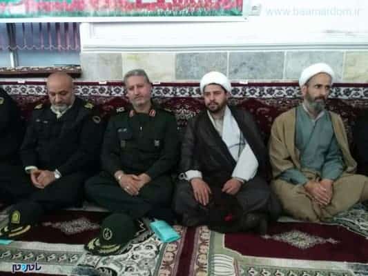 مراسم چهلمین روز شهادت شهید عرصه نظم و امنیت سراوان حسن پاینده 3 - مراسم چهلمین روز شهادت شهید عرصه نظم و امنیت سراوان حسن پاینده در لاهیجان برگزار شد + تصاویر - سراوان حسن پاینده