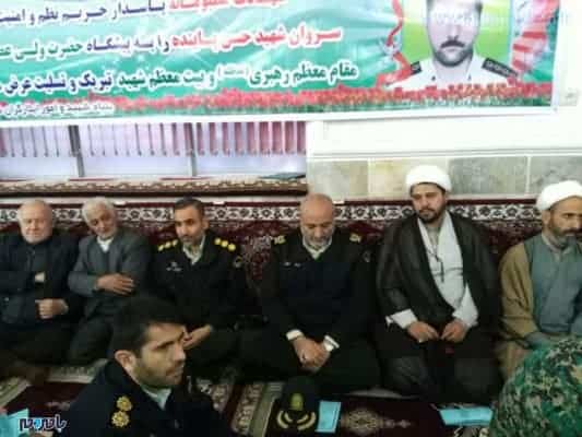 مراسم چهلمین روز شهادت شهید عرصه نظم و امنیت سراوان حسن پاینده 7 - مراسم چهلمین روز شهادت شهید عرصه نظم و امنیت سراوان حسن پاینده در لاهیجان برگزار شد + تصاویر - سراوان حسن پاینده