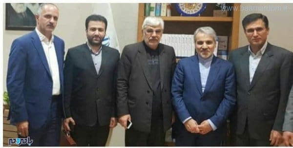 دیدار شهردار و رئیس شورای شهر تالش با نوبخت - درخواست احداث پل ۳۰ میلیاردی امید در تالش - تالش