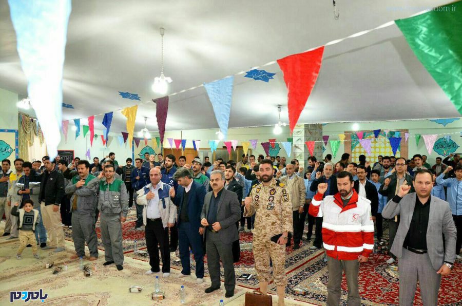 جشن چله انقلاب اسلامی در شرکت سیمان خزر برگزار شد + تصاویر