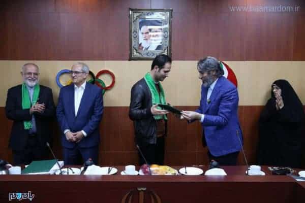 سعید حسنی پور قهرمان گیلانی کاراته جهان سفیر سلامت شد 1 - قهرمان گیلانی کاراته جهان سفیر سلامت شد - سعید حسنی پور