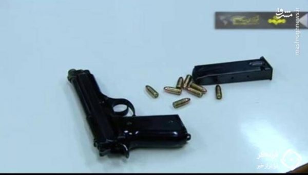 برتا ۹۲ کالیبر ۹ میلی متر 1 - نخستین تصویر از اسلحه ایتالیایی نجفی با 8 گلوله باقیمانده + عکس - اسلحه ایتالیایی نجفی