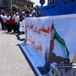 راهپیمایی روز قدس در رحیم آباد رودسر 3 - گزارش تصویری راهپیمایی روز قدس در رحیم آباد رودسر - رحیم آباد