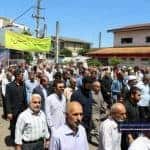 راهپیمایی روز قدس در رحیم آباد رودسر 9 - گزارش تصویری راهپیمایی روز قدس در رودسر - رودسر