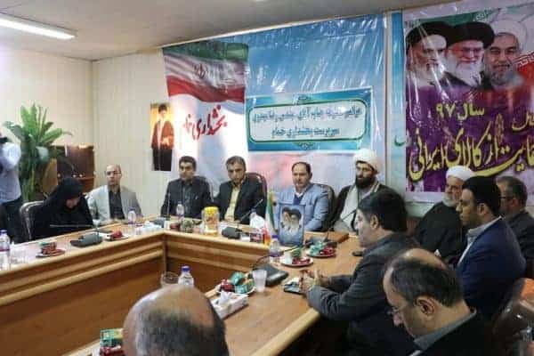 IMG 0044 0 - سرپرست جدید بخشداری خمام معرفی شد - بخشداری خمام
