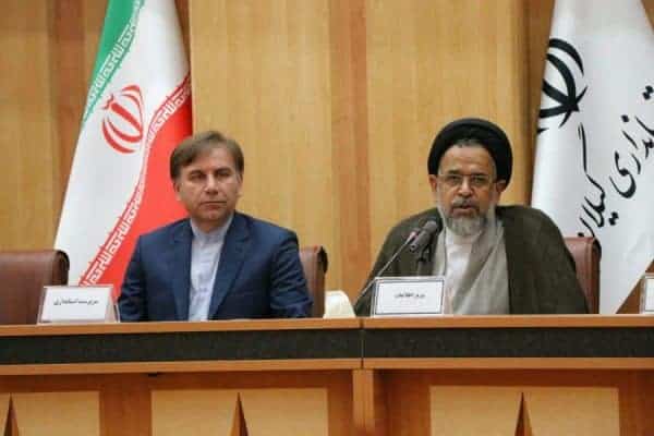 photo 2019 08 08 11 50 47 - علوی: شانس آمریکا برای مذاکره، با نقض عهد از بین رفت/ زارع: مردم آگاه ایران اسلامی همواره پشتیبان نظام هستند/ معارفه مدیرکل جدید اطلاعات گیلان -