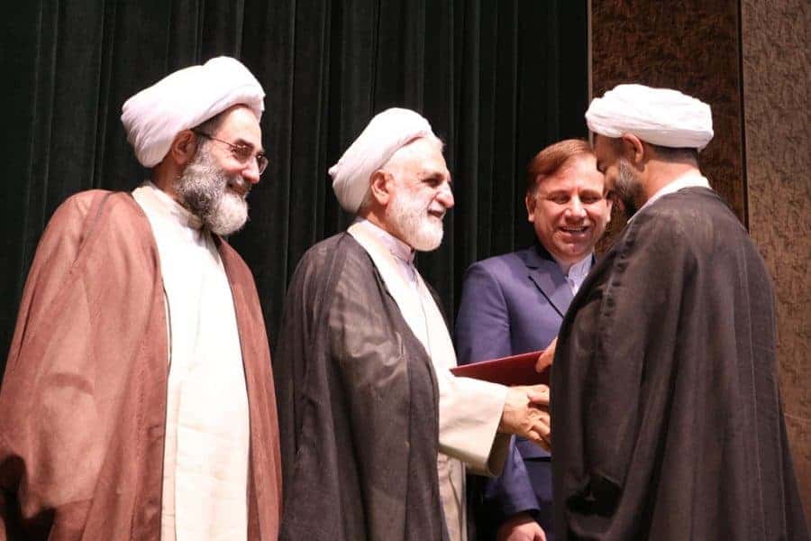 گزارش تصویری مراسم تکریم و معارفه رییس کل دادگستری گیلان