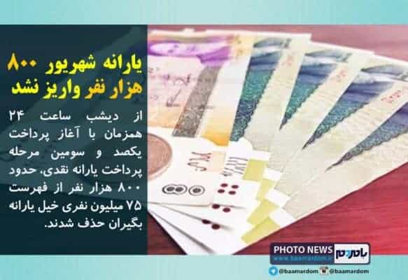 یارانه شهریور 800 هزار نفر واریز نشد - یارانه شهریور ۸۰۰ هزار نفر واریز نشد/ این روند ادامه دارد - قطع یارانه