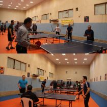 مسابقه تنیس روی میز کارکنان شهرداری لاهیجان به مناسبت روز بصیرت