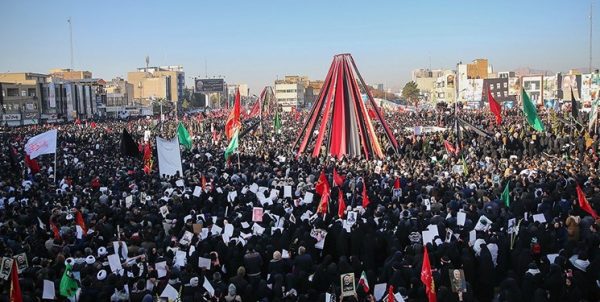 خاکسپاری سردار شهید سلیمانی - افزایش کشته های خاکسپاری سردار شهید سلیمانی به بیش از ۵۰ نفر -