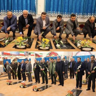 photo 2020 02 01 10 32 31 - حضور شهردار، رییس و اعضای شورای شهر لاهیجان در مراسم آغاز دهه مبارک فجر -
