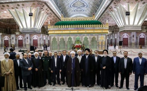 تجدید میثاق رییس جمهوری و اعضای هیات دولت با آرمان های امام راحل - تجدید میثاق رییس جمهوری و اعضای هیات دولت با آرمان های امام راحل -