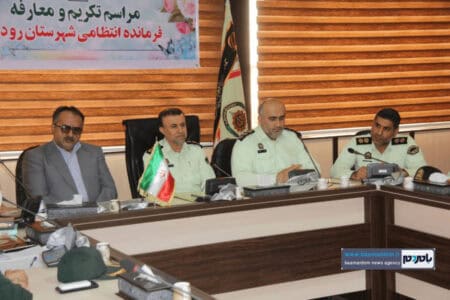 Negar 20200511 010839 - مراسم تکریم و معارفه فرمانده نیروی انتظامی شهرستان رودسر برگزار شد/تحقق پلیس هوشمند اولویت نیروی انتظامی است - بابک علیزاده