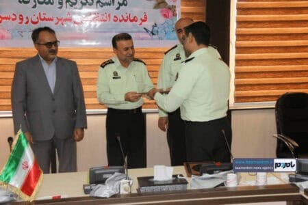 Negar 20200511 010918 - مراسم تکریم و معارفه فرمانده نیروی انتظامی شهرستان رودسر برگزار شد/تحقق پلیس هوشمند اولویت نیروی انتظامی است - بابک علیزاده