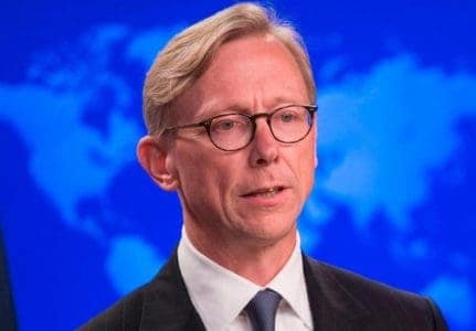 برایان هوک - برایان‌ هوک خواستار تمدید تحریم تسلیحاتی ایران توسط شورای امنیت شد -