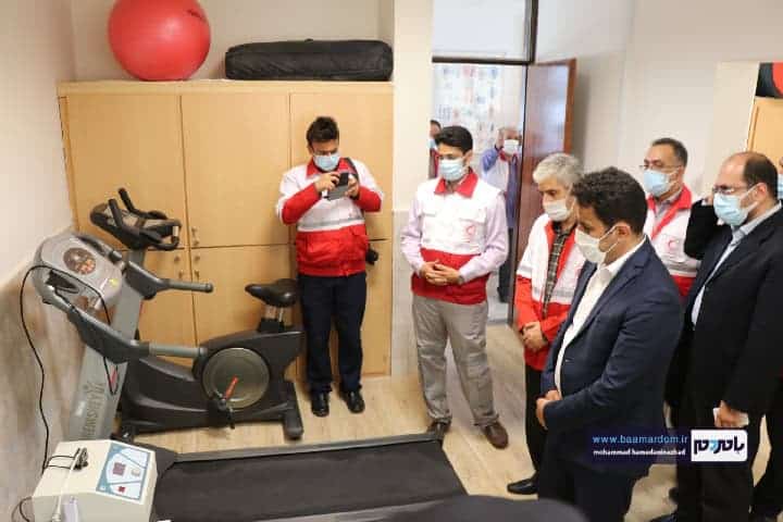 بازدید دکتر مرادیان معاون بهداشت درمان و توانبخشی جمعیت هلال احمر کشور از مرکز فیزیوتراپی و کاردرمانی جمعیت هلال احمر شهرستان رودسر
