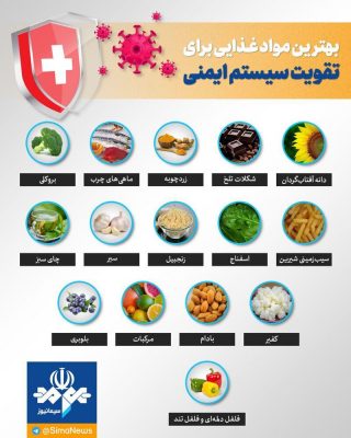 موادغذاییمؤثردرمقابلهباکرونا - مواد غذایی مؤثر در مقابله با کرونا + عکس - مواد غذایی
