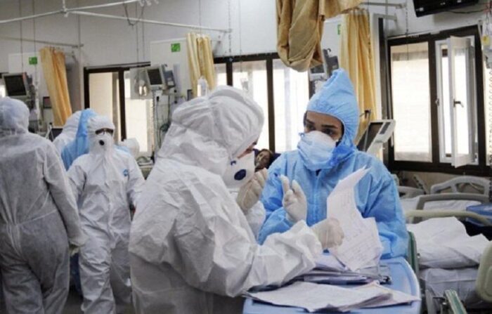 کادر درمان بیمارستان کرونا - بستری ۱۰۵ بیمار بدحال کرونایی در گیلان - در گیلان