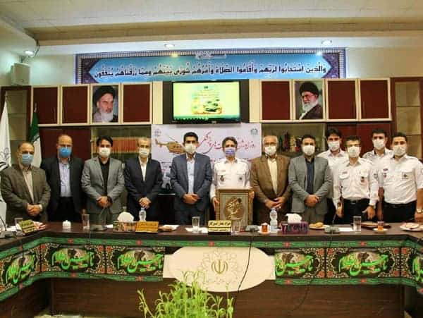 برگزاری مراسم بزرگداشت روز اورژانس در لاهیجان