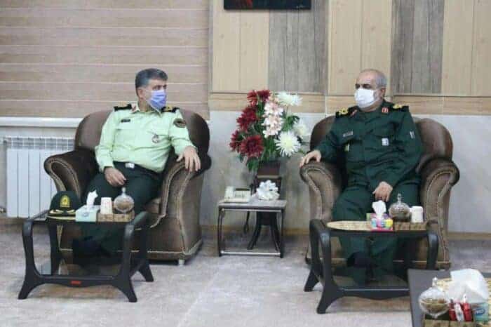 دیدار فرماندهان سپاه قدس و نیروی انتظامی گیلان به مناسبت هفته دفاع مقدس - دیدار فرماندهان سپاه قدس و نیروی انتظامی گیلان به مناسبت هفته دفاع مقدس - سپاه قدس