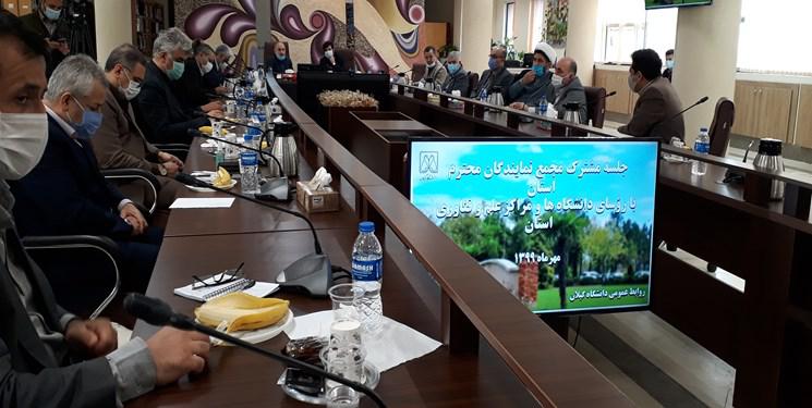 از درخواست بین المللی شدن دانشگاه گیلان تا انتقاد از تعطیلی تحقیقات در دانشگاه ها