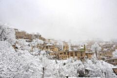 تصاویر دیدنی از سفیدپوش شدن شهر تاریخی ماسوله