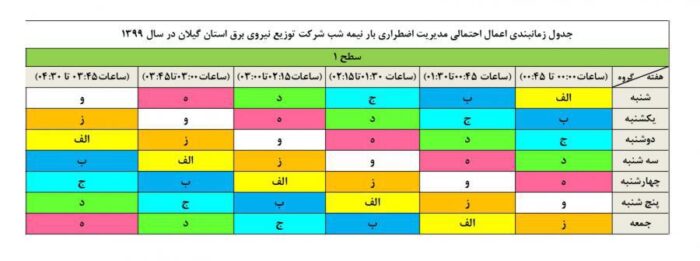 t3 1609837059 t3 1609831015 20210105 104627 - جزئیات زمان و مکان قطعی برق مناطق مختلف گیلان +جدول - قطعی برق گیلان