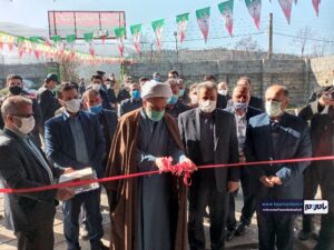 افتتاح یک طرح خدمات کشاورزی در روستای کوشکوه رحیم آباد