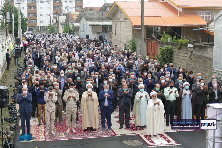 گزارش تصویری اقامه نماز عید سعید فطر در شهرستان رودسر