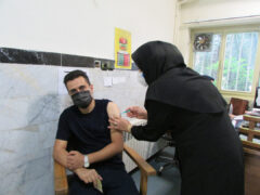 واکسیناسیون کرونا خبرنگاران لاهیجان انجام شد + تصاویر
