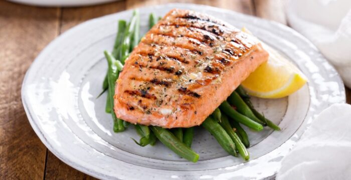 hdl good cholesterol levels improved with fatty fish0intake 700x360 - آشنایی با 11 غذا که کاهش دهنده کلسترول هستند